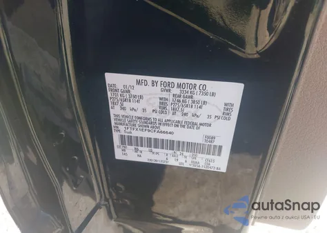 2012 Ford F-150 Lariat from USA, damaged, VIN 1FTFX1EF9CFA66640